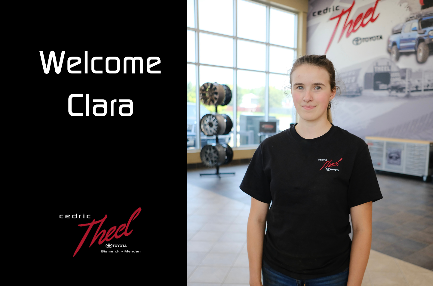 Cedric Theel Toyota Welcomes Clara Ginther