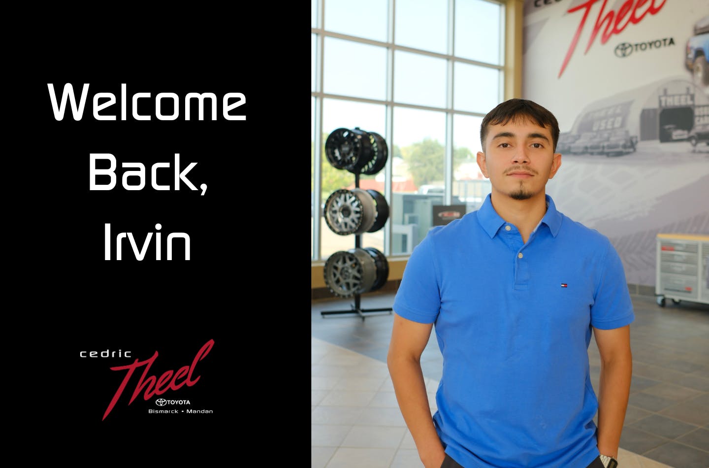 welcomebackirvin Cedric Theel Toyota Welcomes Back Irvin