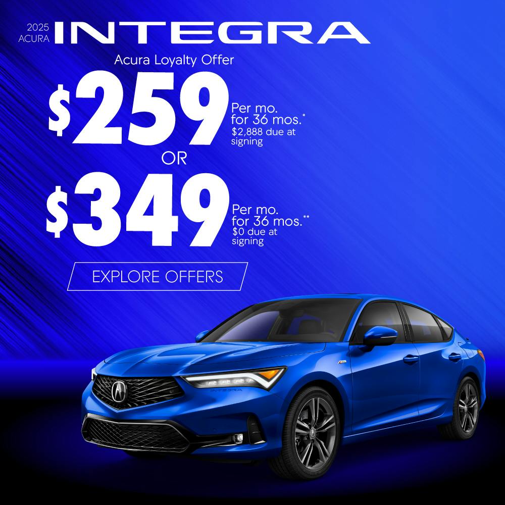 2025 Acura Integra – $259 per month or $349 per month | Acura of Bedford Hills