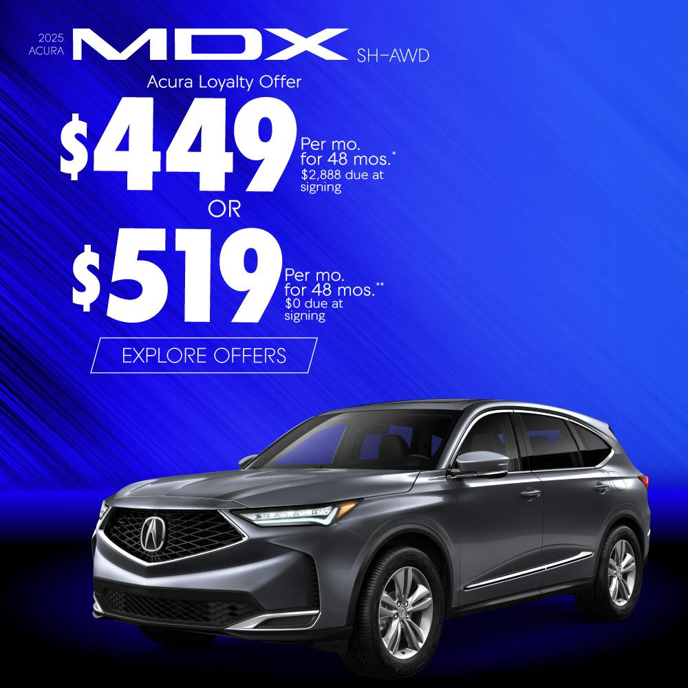 2025 Acura MDX – $449 per month or $519 per month | Acura of Bedford Hills