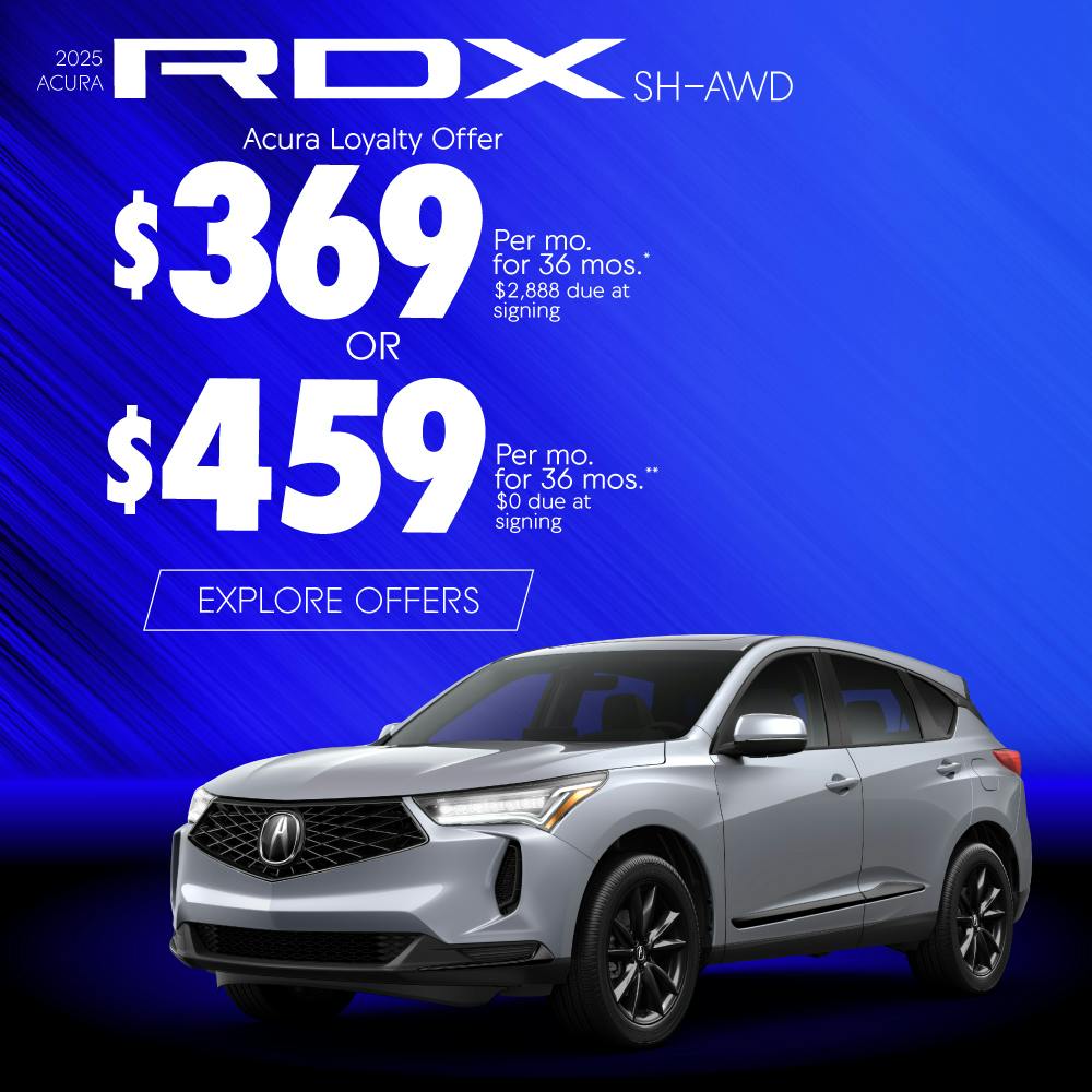 2025 Acura RDX – $369 per month or $459 per month | Acura of Bedford Hills