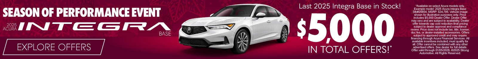 Integra Base | Acura of Bedford Hills