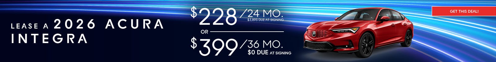 2026 ACURA INTEGRA