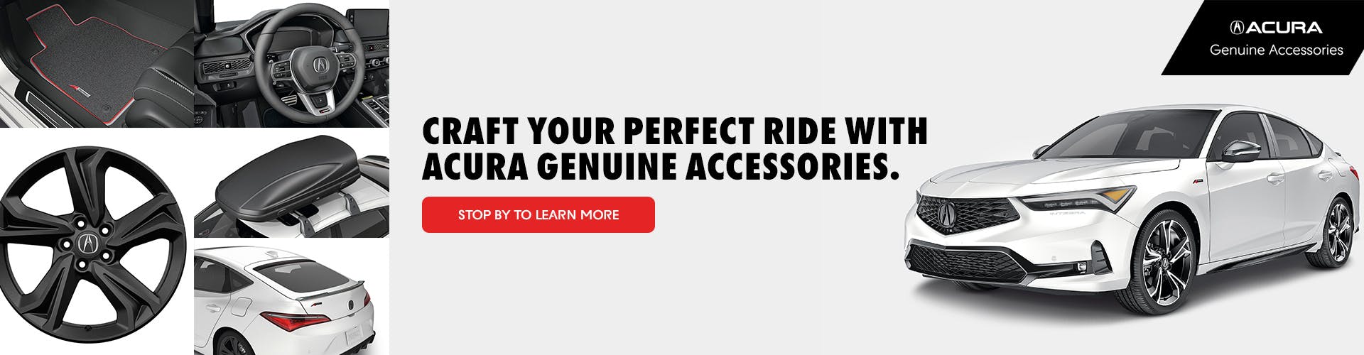 Genuine Acura Accessories Banner