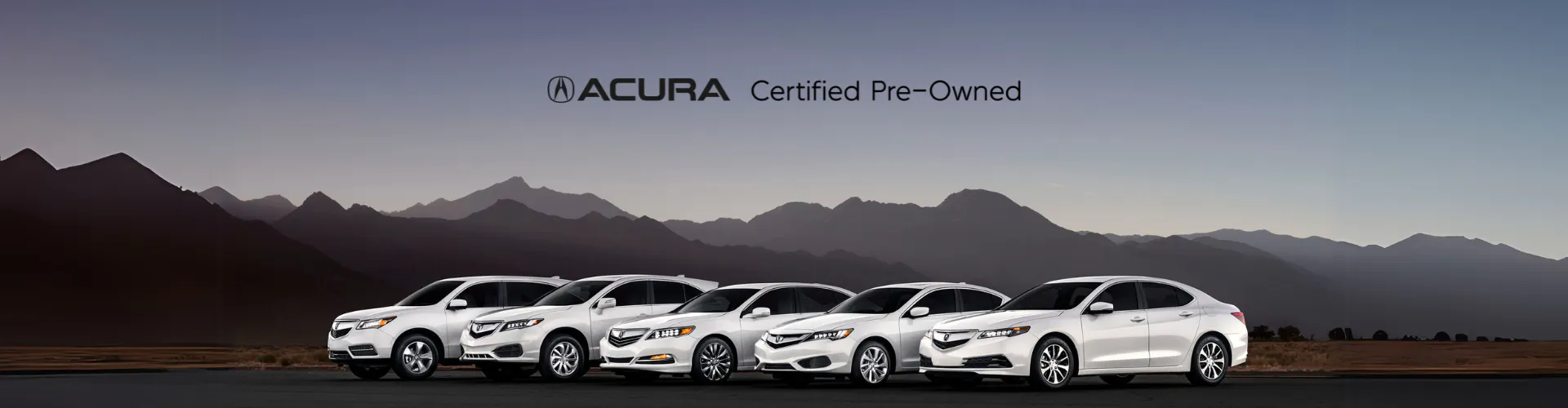 Acura CPO vehicle lineup