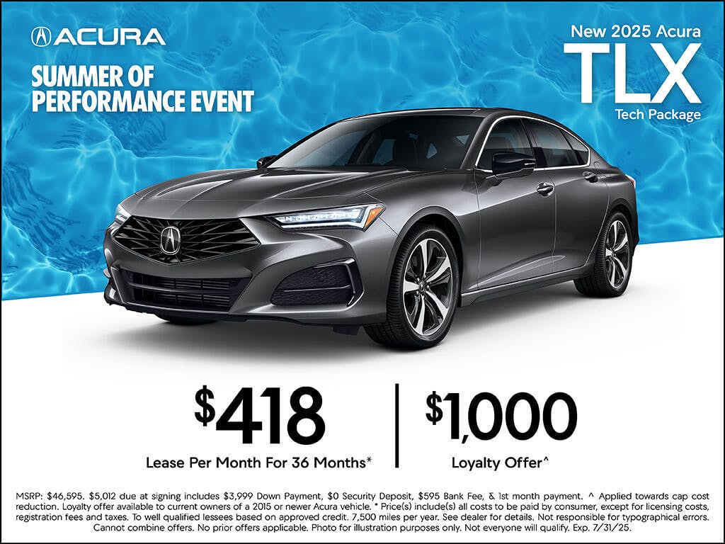 New 2025 Acura TLX Tech Package | Advantage Acura