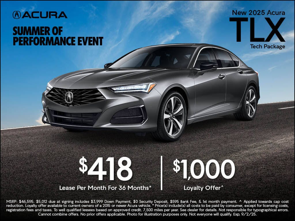 New 2025 Acura TLX Tech Package | Advantage Acura