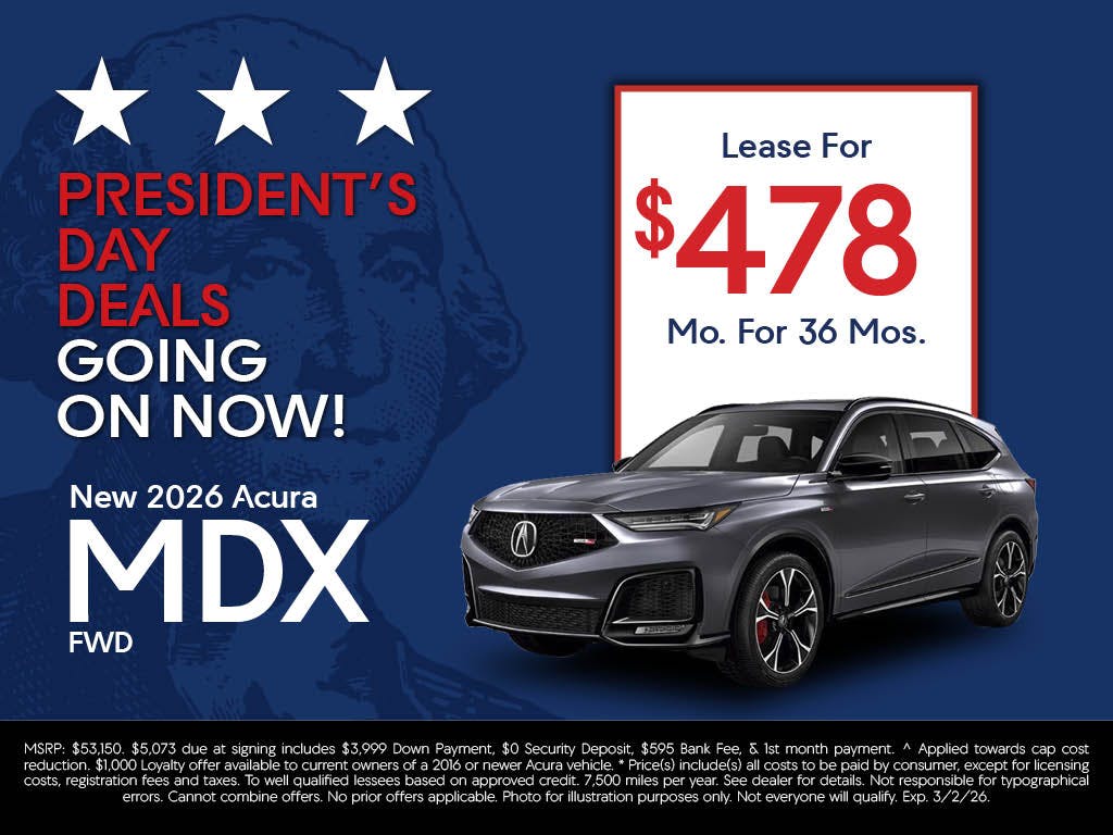 New 2026 Acura MDX FWD | Advantage Acura