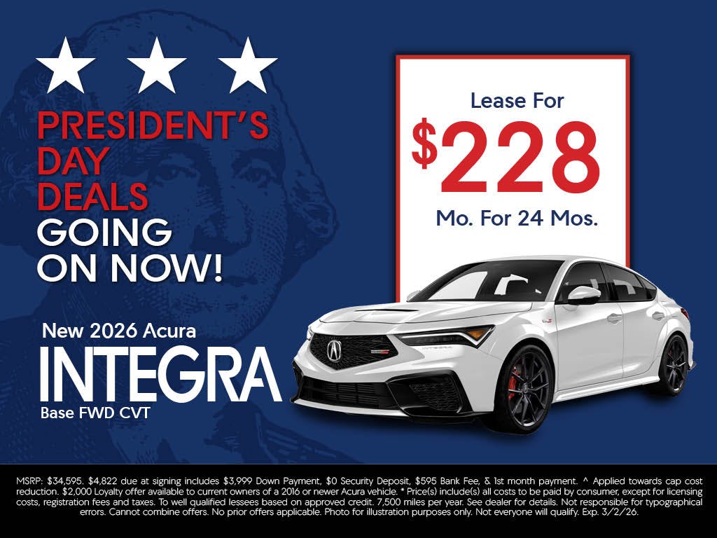 New 2026 Acura Integra Base FWD CVT | Advantage Acura