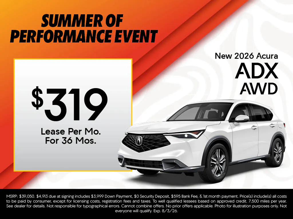 New 2026 ADX AWD | Advantage Acura