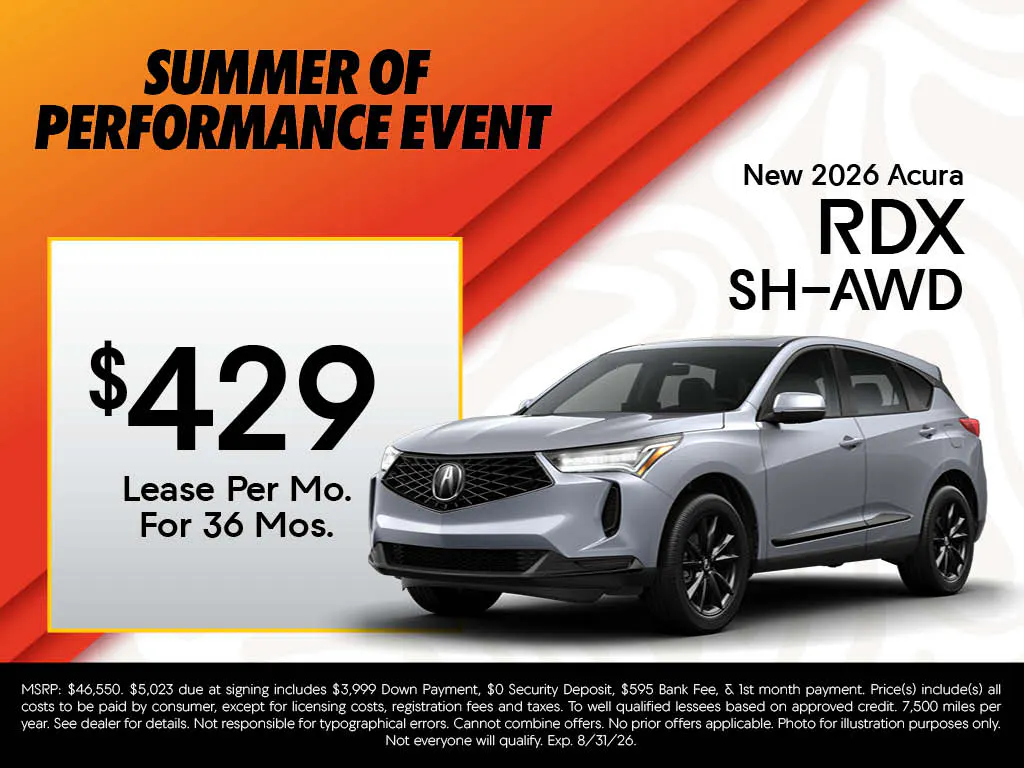 New 2026 RDX SH-AWD | Advantage Acura