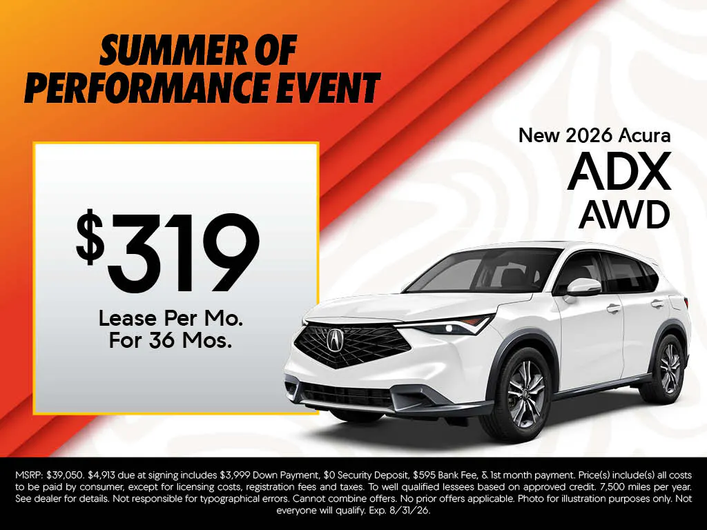 New 2026 ADX AWD | Advantage Acura