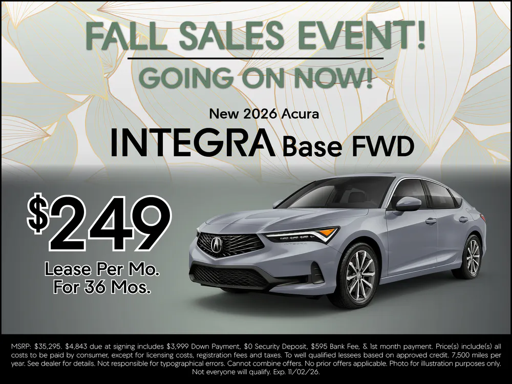 New 2026 Acura Integra Base FWD | Advantage Acura