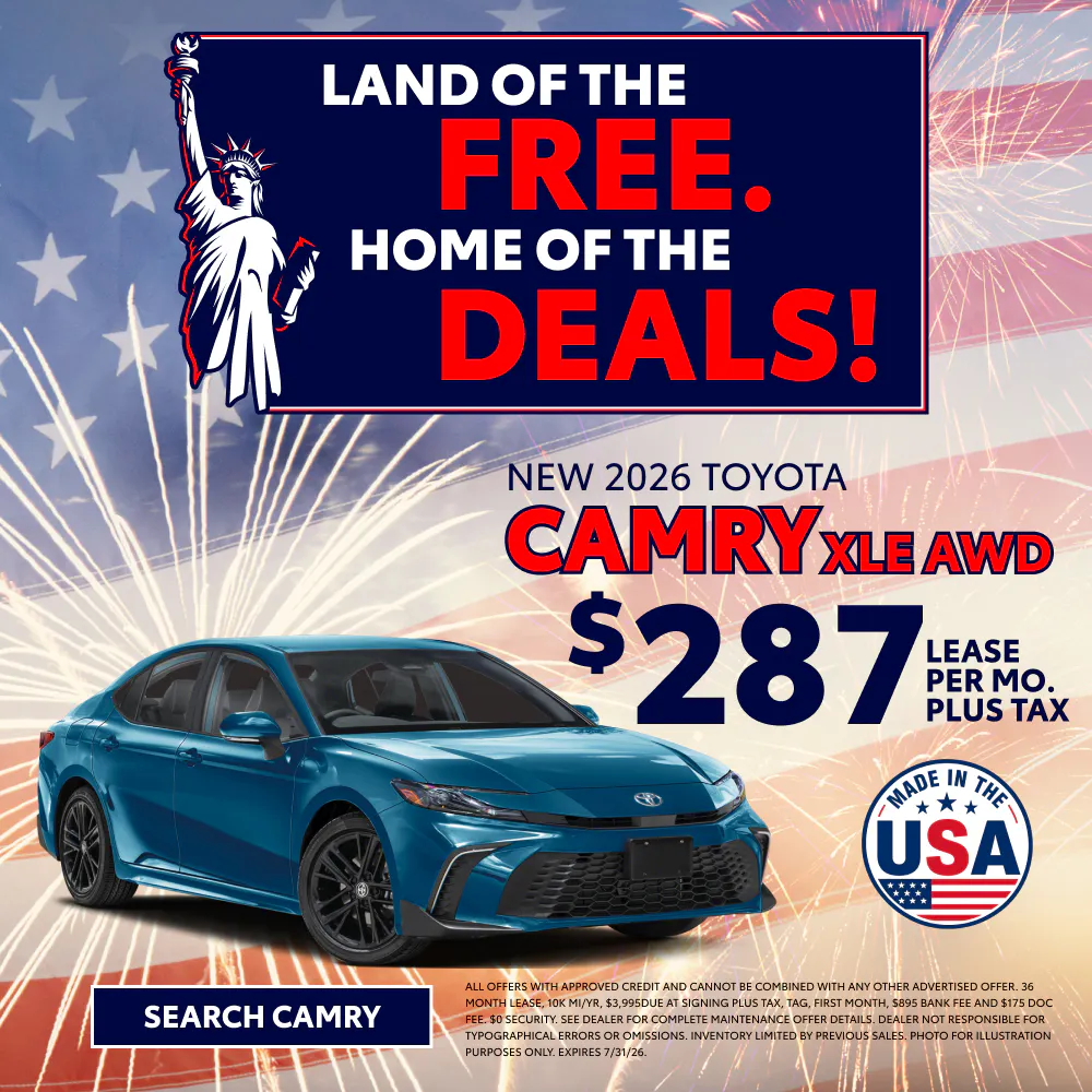 2026 Toyota Camry XLE AWD | Advantage Toyota of Valley Stream