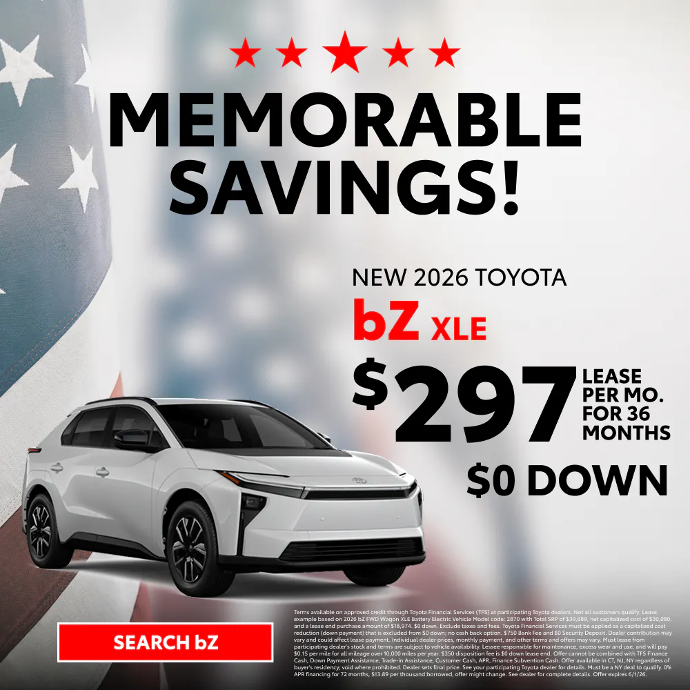 2026 Toyota bZ XLE | Advantage Toyota of Valley Stream