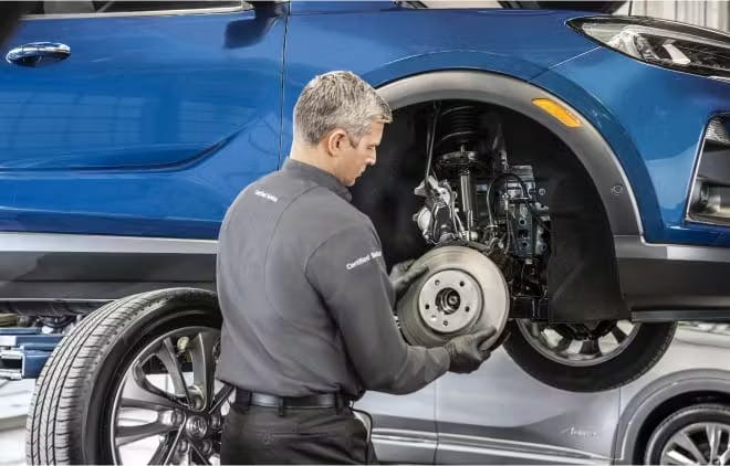 tech performing a brake service