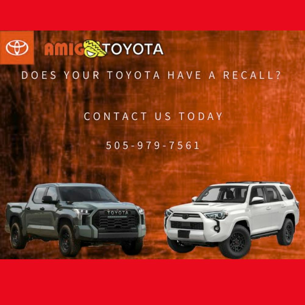 Does Your Toyota Have a Recall? | Amigo Toyota