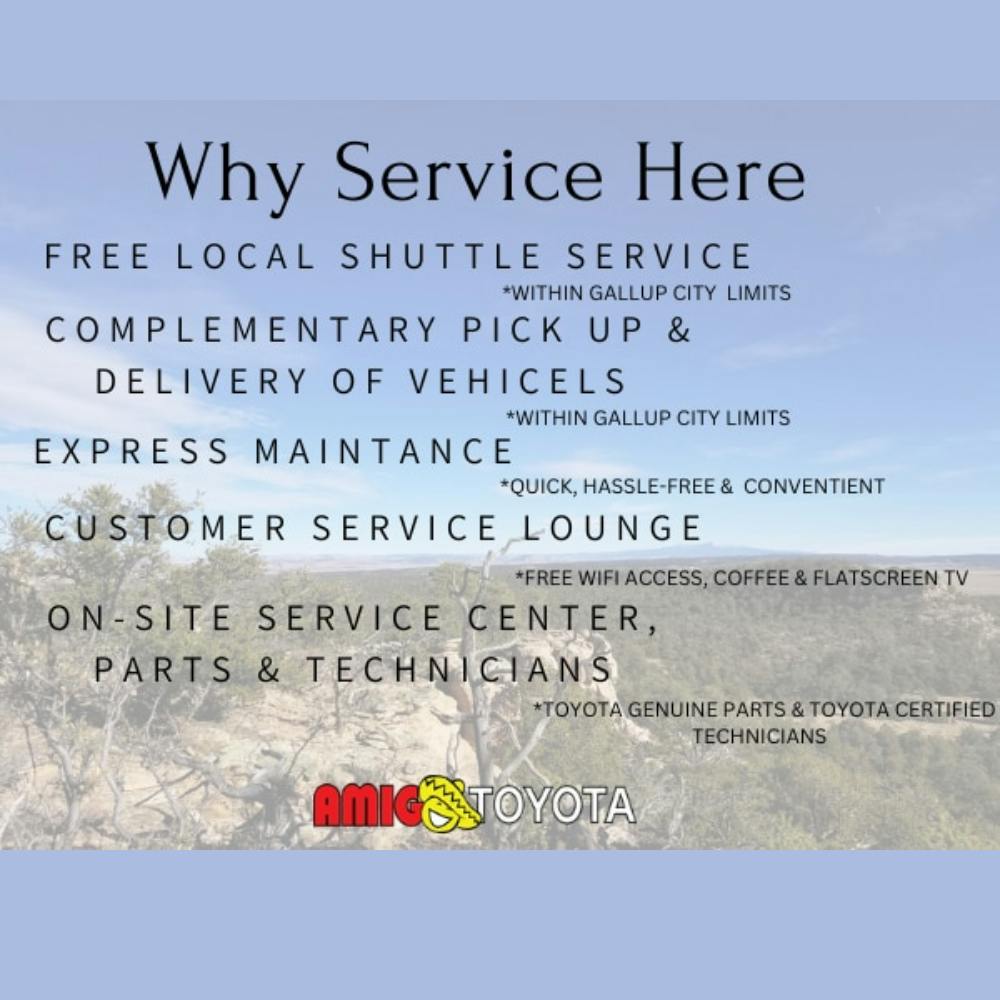 Why Service Here | Amigo Toyota
