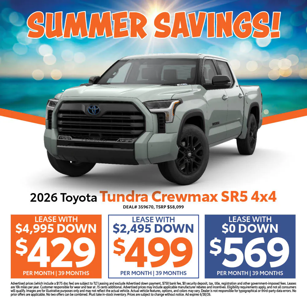 2026 Toyota Tundra Crewmax SR5 | Atlantic Toyota NY