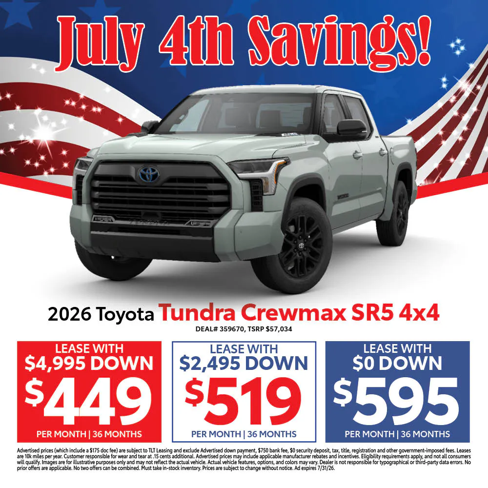 2026 Toyota Tundra Crewmax SR5 4×4 | Atlantic Toyota NY