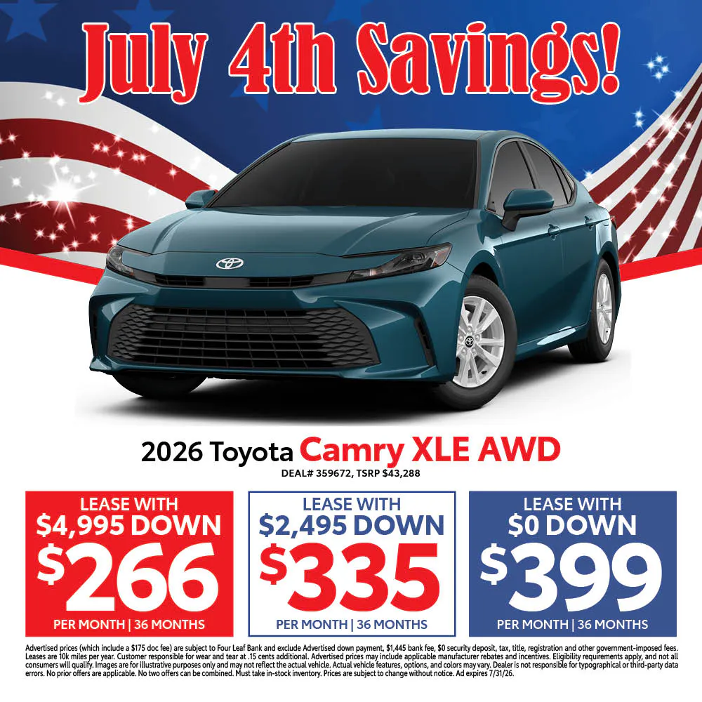 2026 Toyota Camry XLE AWD | Atlantic Toyota NY
