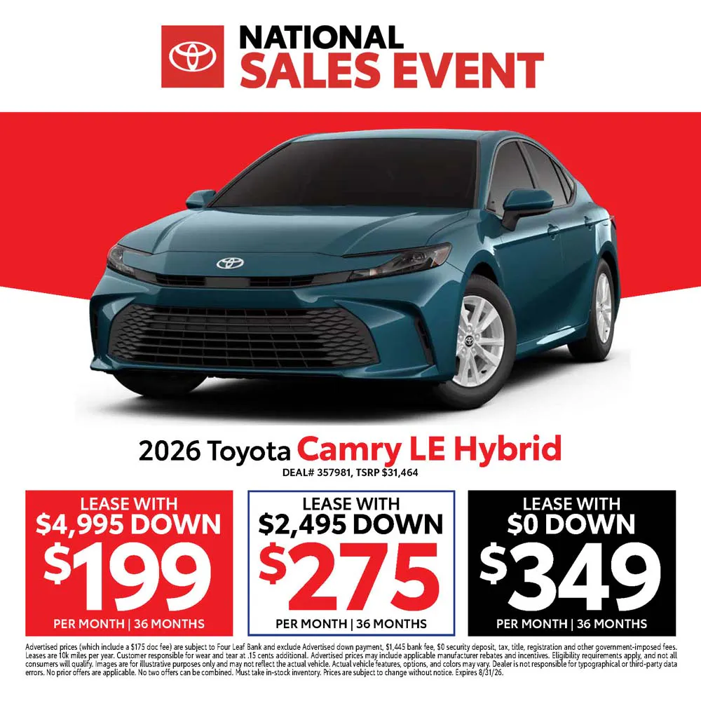 2026 Toyota Camry LE Hybrid | Atlantic Toyota NY