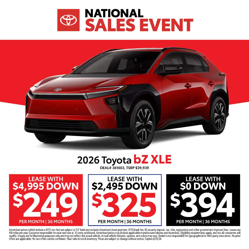 2026 Toyota bZ XLE | Atlantic Toyota NY