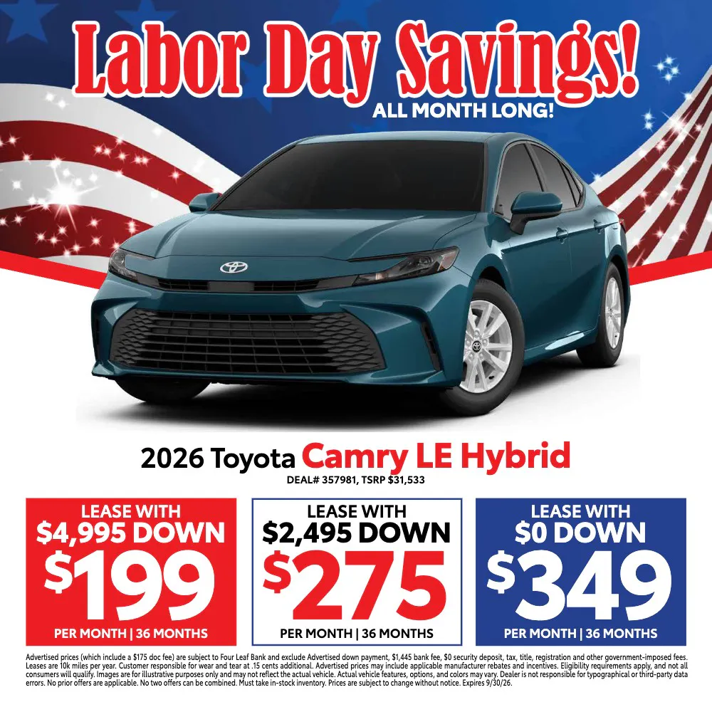 2026 Toyota Camry LE Hybrid | Atlantic Toyota NY