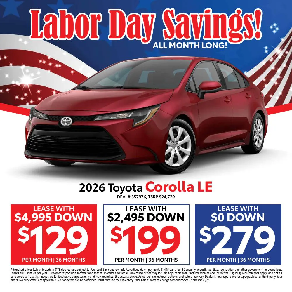 2026 Toyota Corolla LE | Atlantic Toyota NY