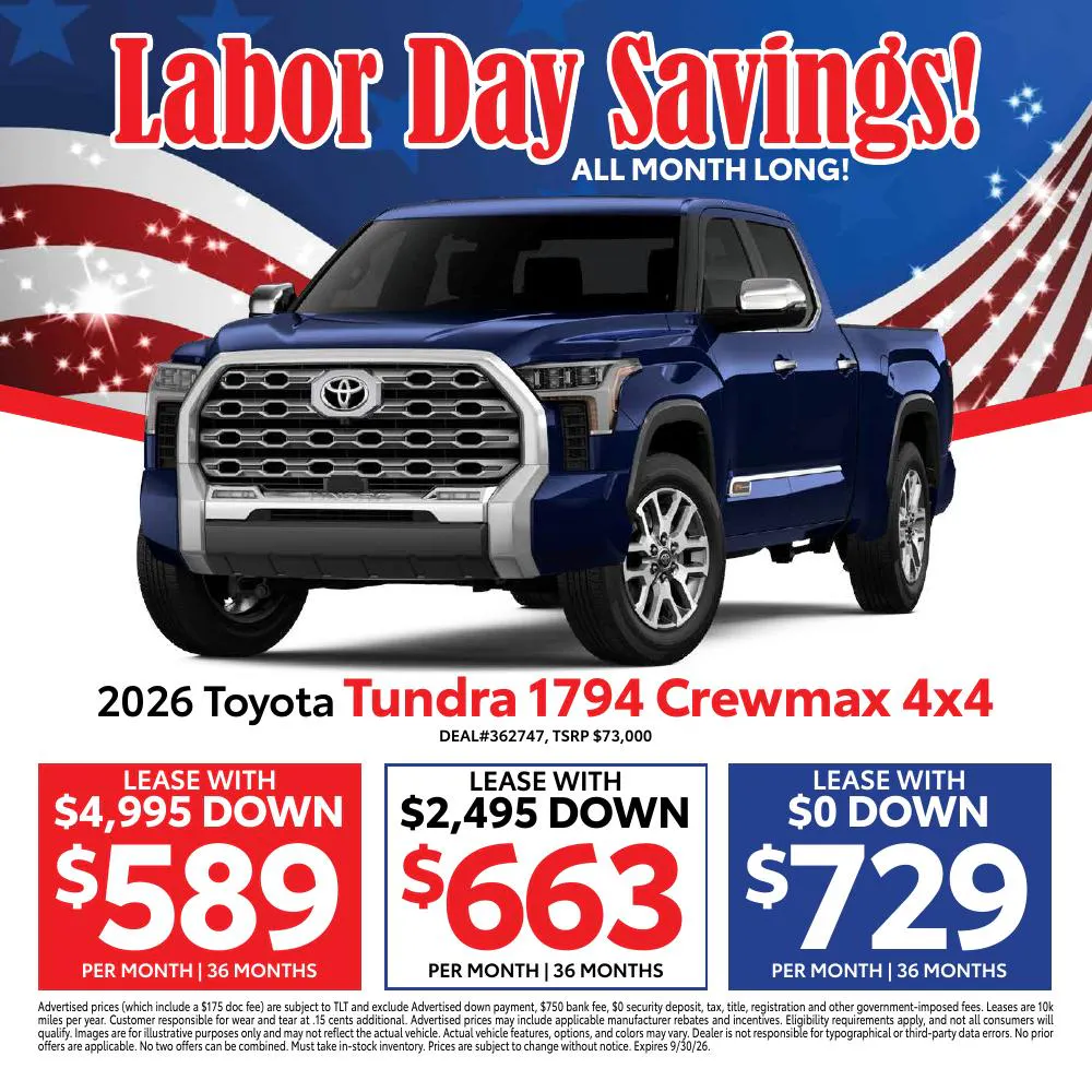2026 Toyota Tundra 1794 Crewmax 4×4 | Atlantic Toyota NY