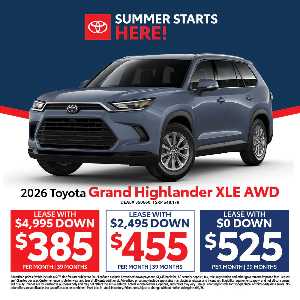 2026 Grand Highlander XLE | Atlantic Toyota NY