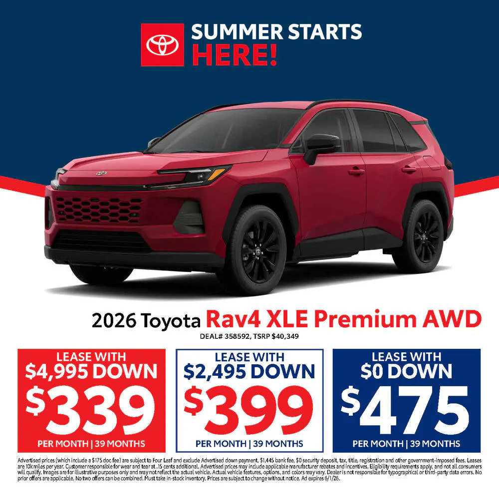 2026 Rav4 XLE | Atlantic Toyota NY