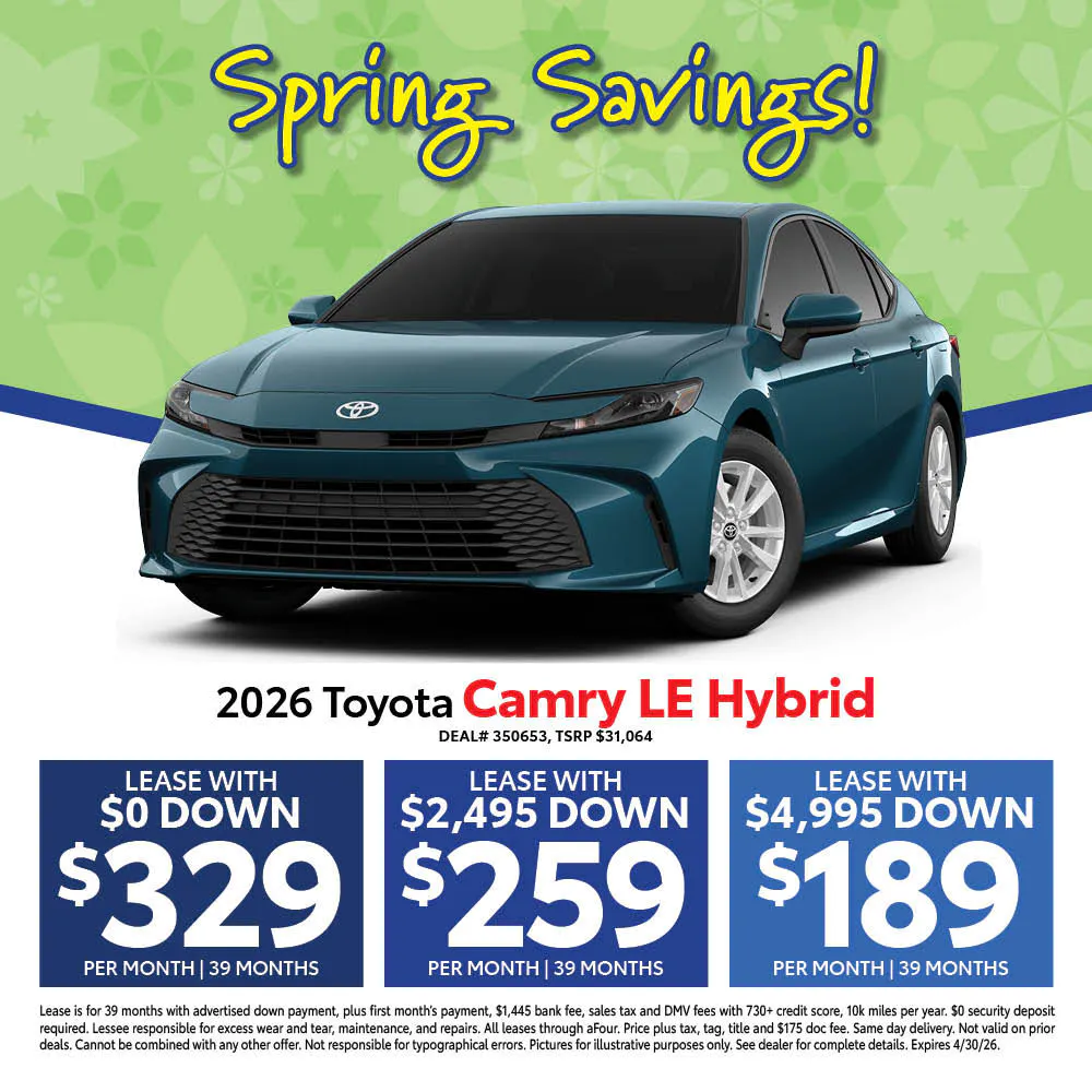 2026 Toyota Camry LE Hybrid | Atlantic Toyota NY