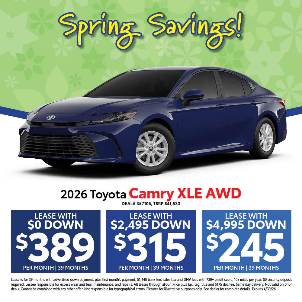 2026 Toyota Camry XLE AWD | Atlantic Toyota NY