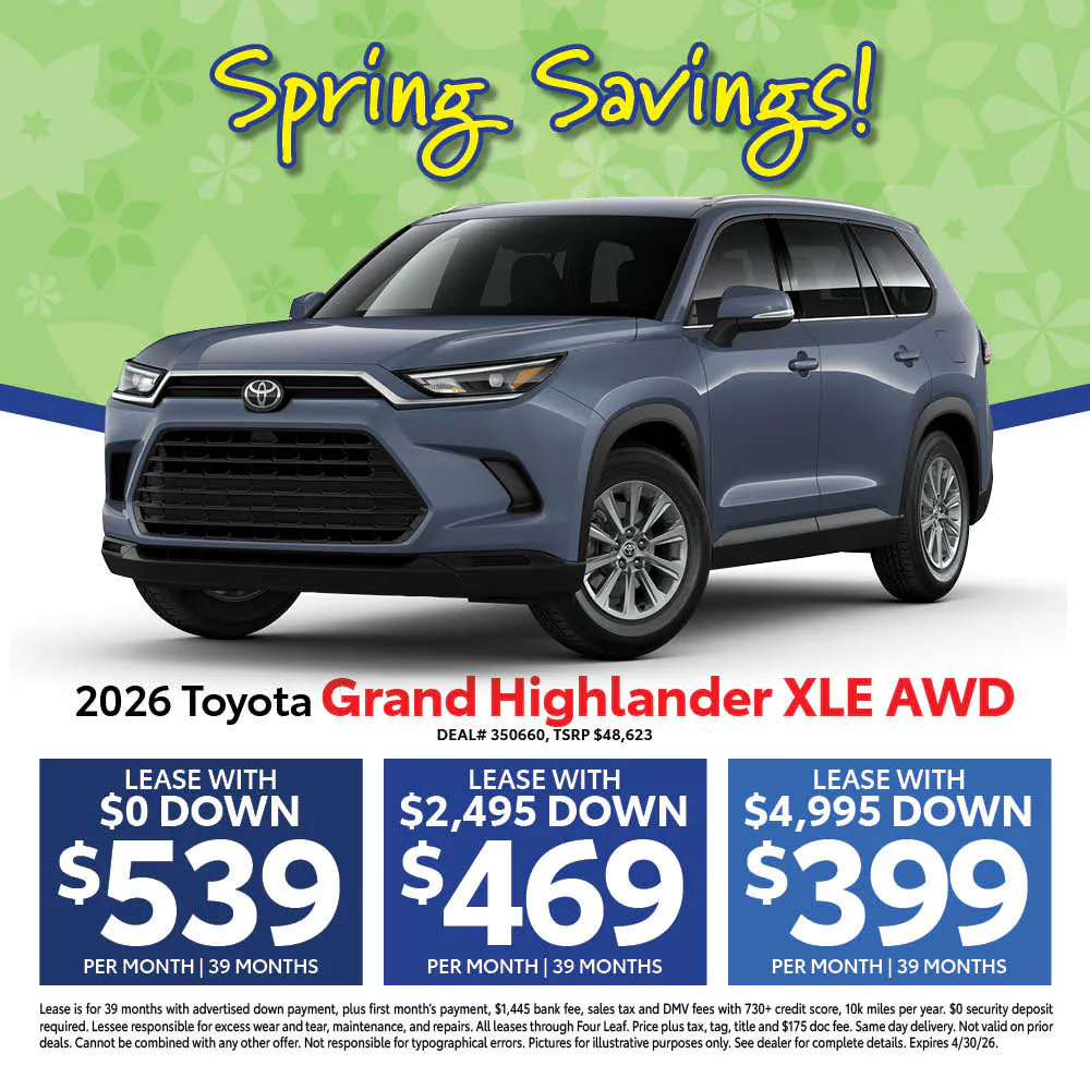 2026 Toyota Grand Highlander XLE AWD | Atlantic Toyota NY