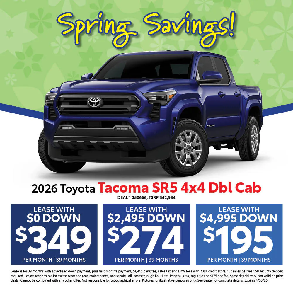 2026 Toyota Tacoma SR5 4×4 Dbl Cab | Atlantic Toyota NY