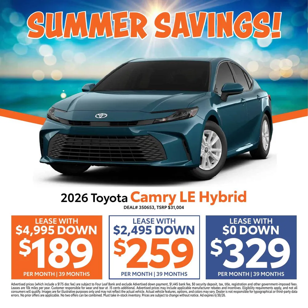 2026 Toyota Camry LE Hybrid | Atlantic Toyota NY