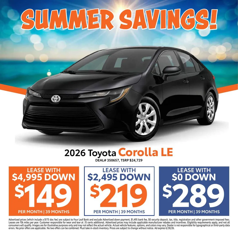 2026 Toyota Corolla LE | Atlantic Toyota NY
