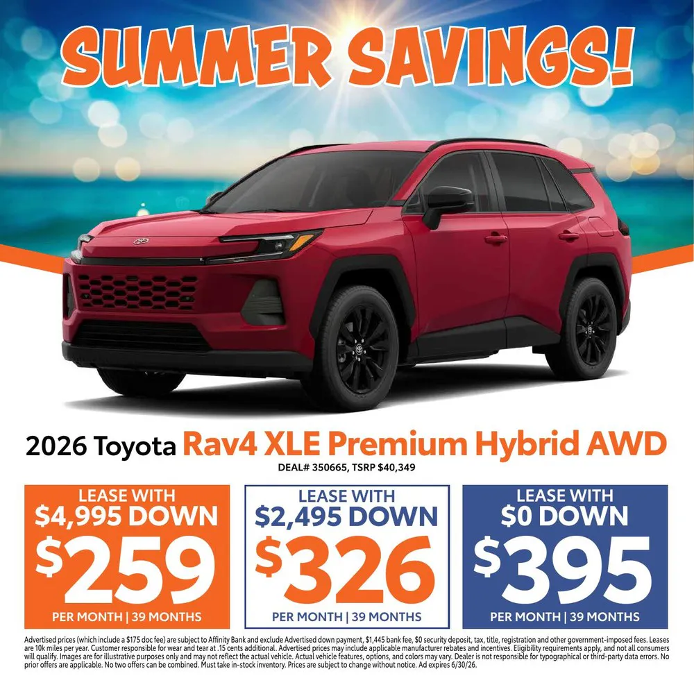 2026 Toyota RAV4 XLE Premium Hybrid AWD | Atlantic Toyota NY