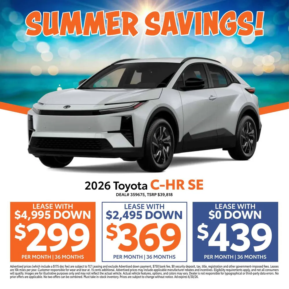Summer Savings Toyota C-HR SE | Atlantic Toyota NY
