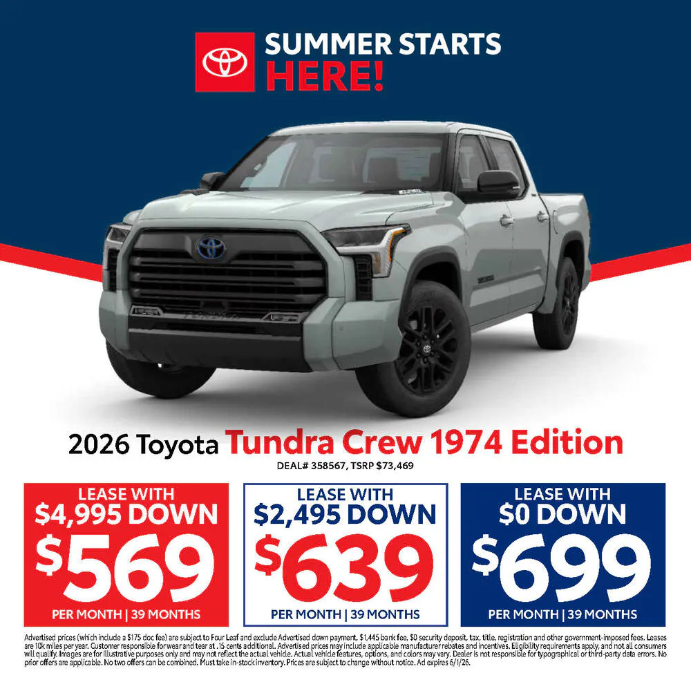 2026 Tundra Crew 1975 Edition | Atlantic Toyota NY