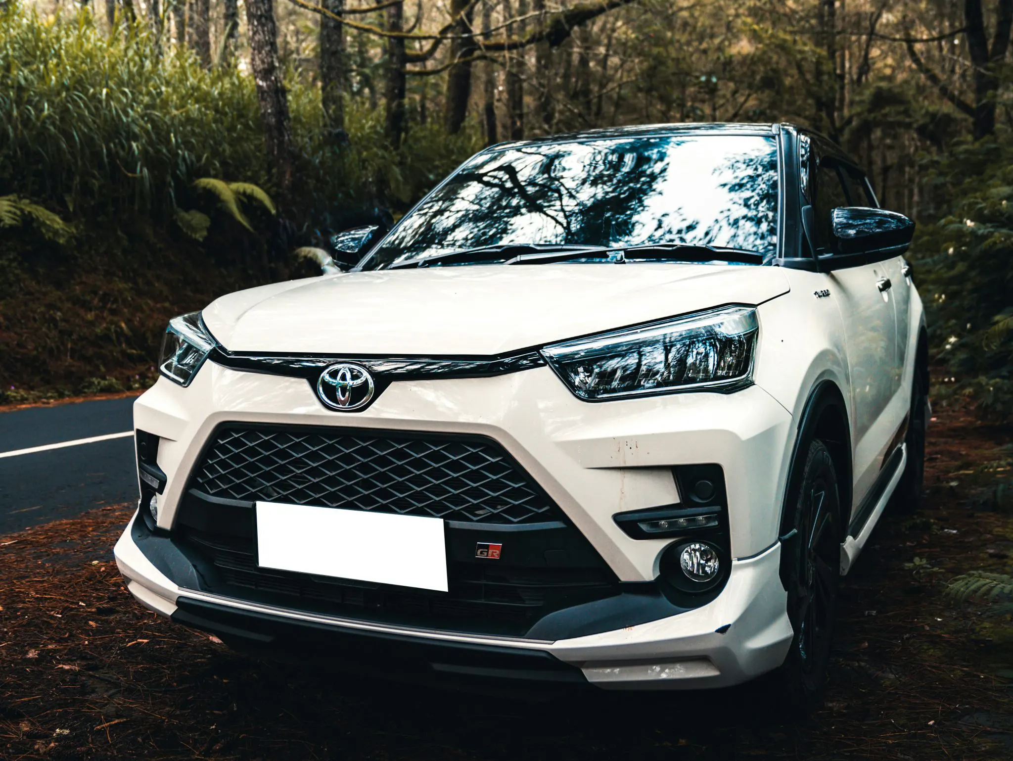 A White Toyota Sedan GR