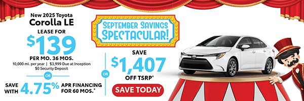 New 2025 Toyota Corolla LE | Atlantic Toyota