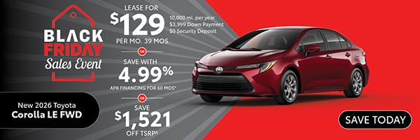 New 2026 Toyota Corolla LE | Atlantic Toyota
