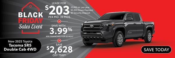 New 2025 Toyota Tacoma SR5 Double Cab 4WD | Atlantic Toyota