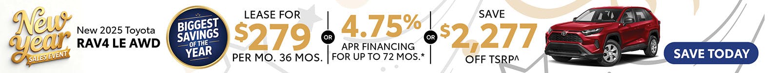 New 2025 Toyota RAV4 LE AWD
