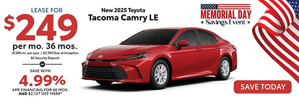 New 2025 Toyota Camry LE | Atlantic Toyota