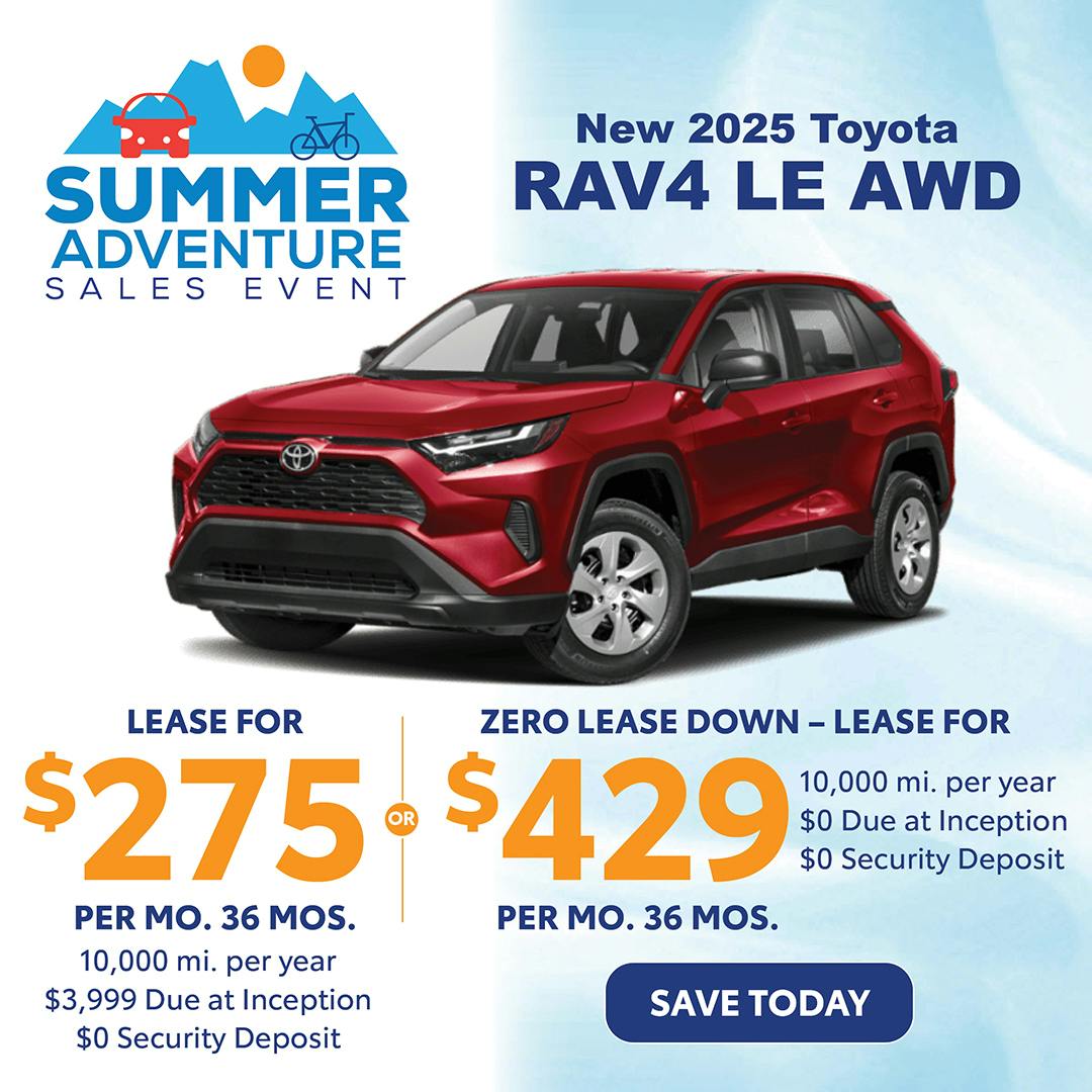 New 2025 Toyota RAV4 LE AWD | Atlantic Toyota
