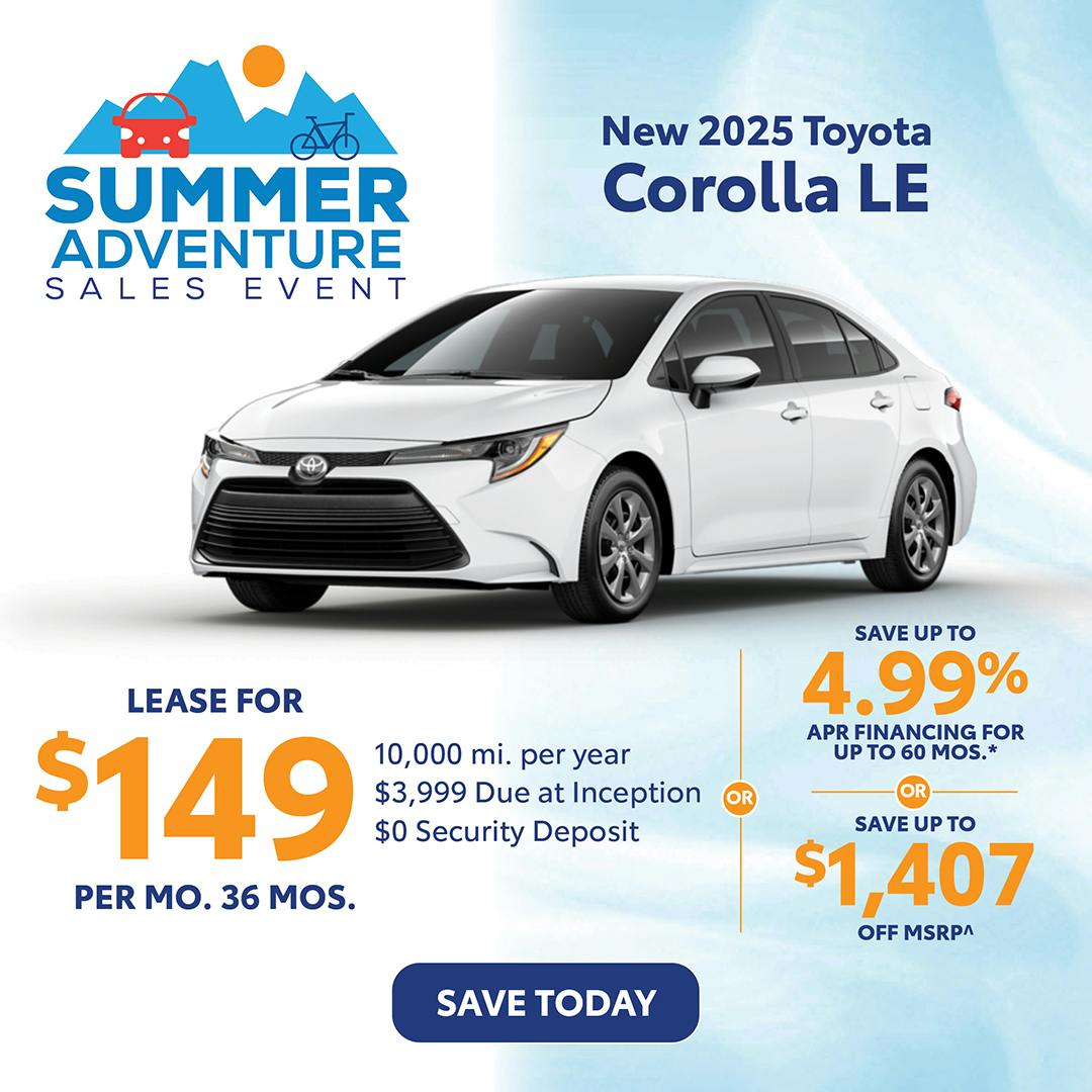 New 2025 Toyota Corolla LE | Atlantic Toyota
