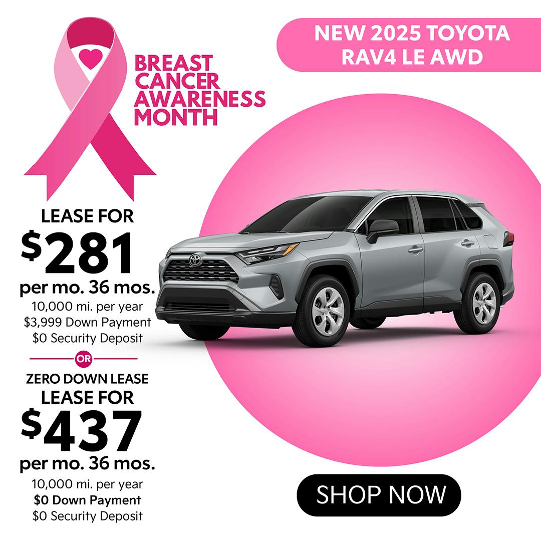 New 2025 Toyota RAV4 LE AWD | Atlantic Toyota